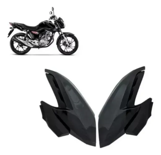 PLASMOTO - ASA DE TANQUE - FAN 160 2022/24 - PRETO (COMPLETA)