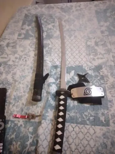 Katana de ferro + kit naruto