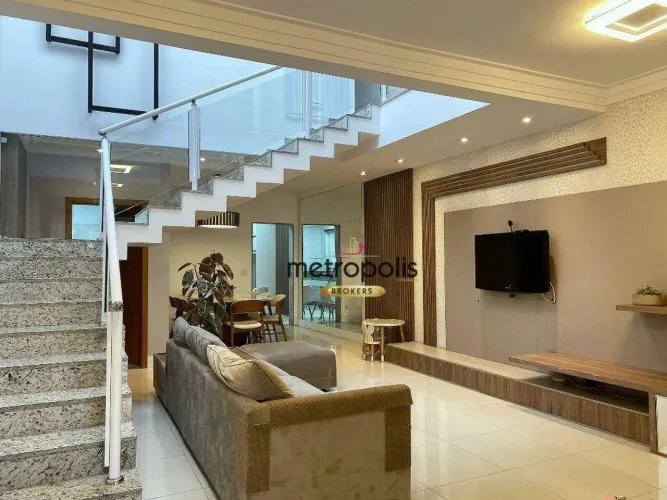 Sobrado com 3 suítes à venda, 253 m² por R$ 2.450.000 - Barcelona - São Caetano do Sul/SP