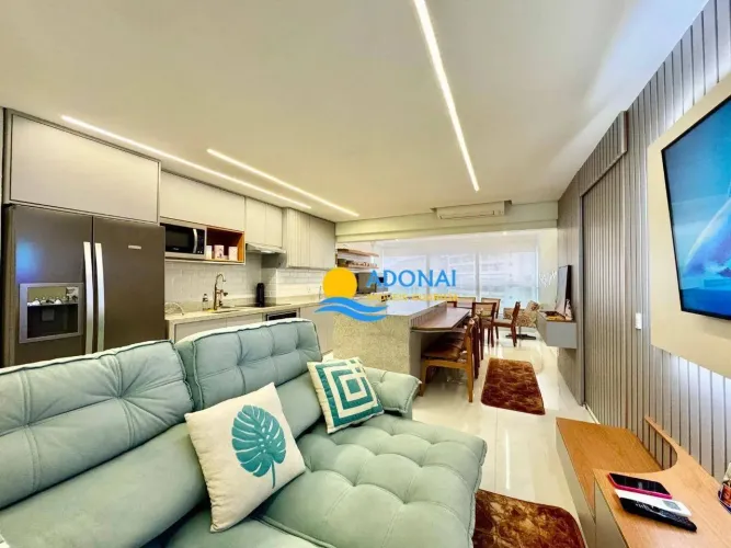 Apartamento beira-mar com vista Astúrias Guarujá