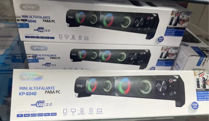 Caixa de Som Mini Alto-Falante para PC Knup KP-6040