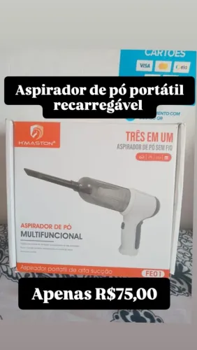 Mini aspirador de pó portátil recarregável / MEGA OFERTA IMPERDÍVEL