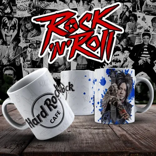 Canecas Rock 'n Roll - Hard Rock Cafe