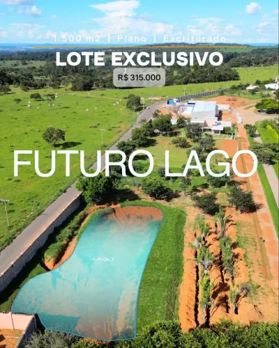 HIDROLÂNDIA- TERRENO CONDOMÍNIO ESTÂNCIA DAS ÁGUAS 