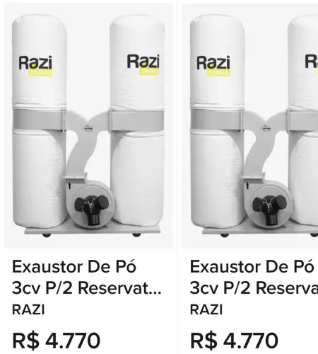 Coletor de pó marcenaria profissional 