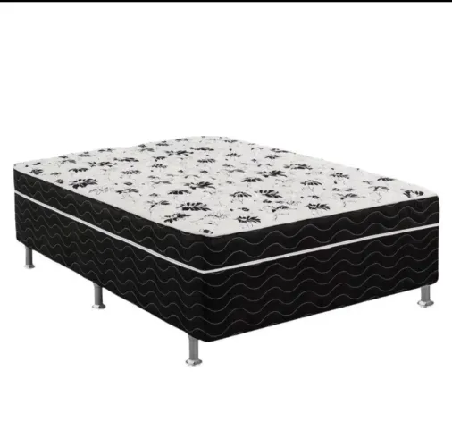 Cama box casal semi ortopédico