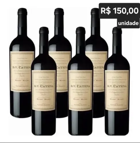 Vinho DV Catena Cabernet Malbec e Malbec Malbec 