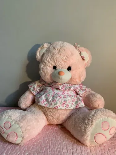 Urso de Pelúcia Rosa