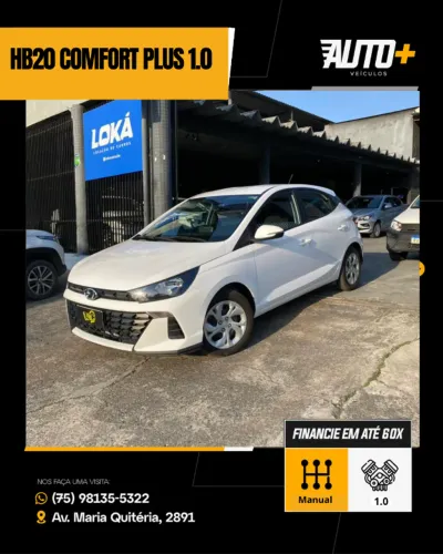 Hyundai HB20 Comfort Plus 1.0 Flex 12V Mec. 2024