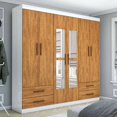Guarda Roupa Casal Com Espelho