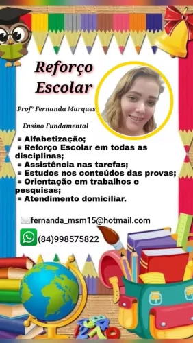 Aulas de reforço escolar
