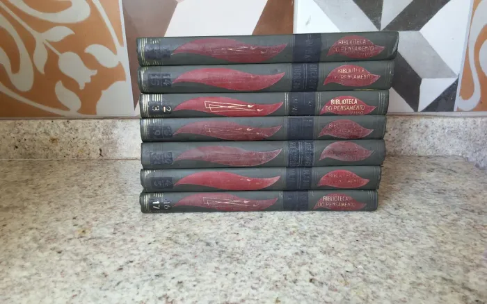 Coleção Biblioteca do Pensamento Vivo - Martins Editora Década de 60- 7 Volumes Capa Dura