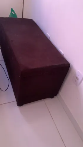 Puff baú para guardar coisas