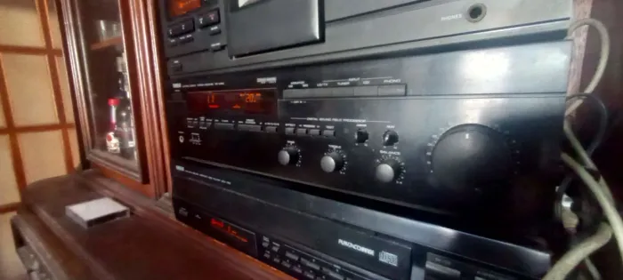 Receiver Yamaha RX-480, perfeito estado, meu desde zero, com manual