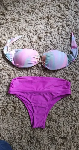 Biquíni Tie Dye com Bojo e Calcinha Hot Pants