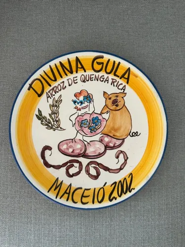 Prato Decorativo Divina Gula Maceió 2002