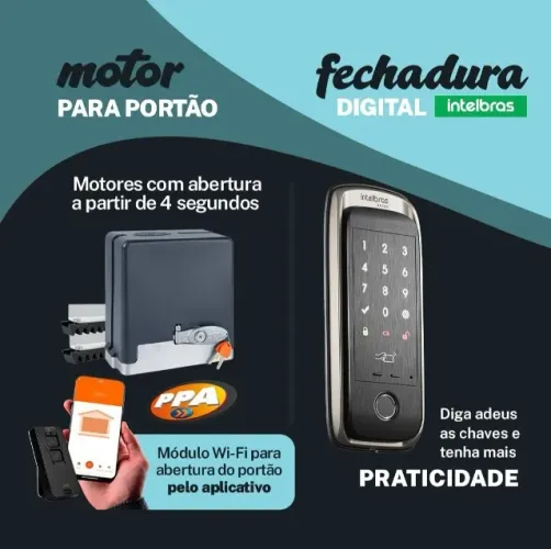 Interfone, motor de portão