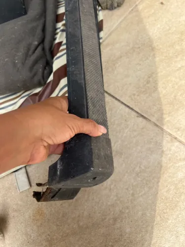 Rack para carro usado uma vez . 