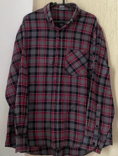 Camisa aflanelada manga longa marca fascynios
