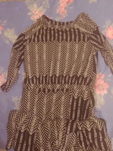 Vestido preto com branco M YSC City