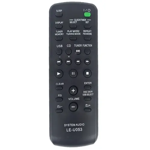 Controle Remoto P/ Som Sony Max U053 + Pilhas