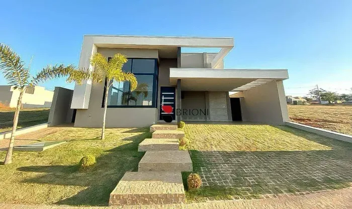 Casa térrea com 3 dormitórios/suítes, 186m², Quinta dos Ventos em Ribeirão Preto/SP I Imob
