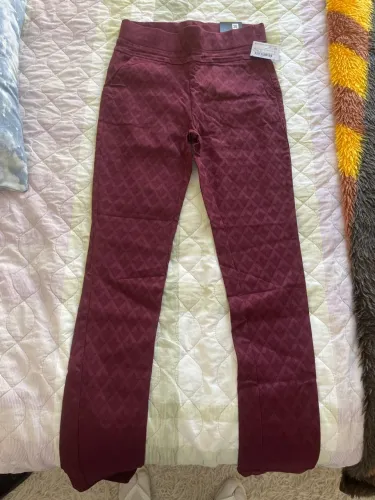NOVA Calça vinho estampada