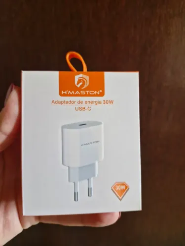 Carregador H'MASTON 30W USB-C - Adaptador Energia