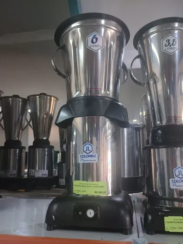 Liquidificador Baixa Rotação Colombo 6 Litros - Novo 