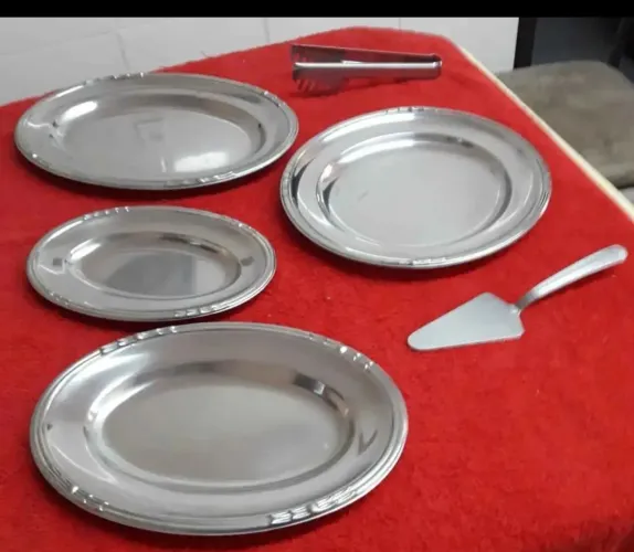 Lote de baixelas de inox