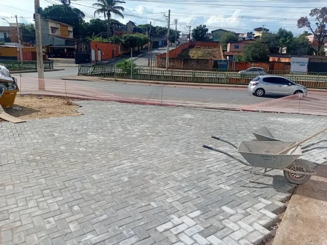 Piso de concreto intertravado