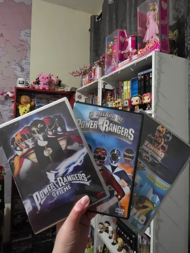 DVD Power Rangers O Filme, Power Rangers Turbo e O Melhor de Power Rangers + Brindes