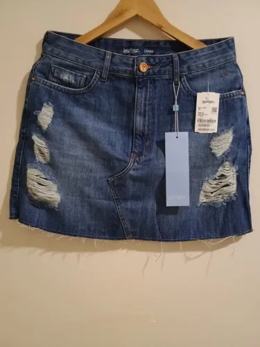 Saia jeans Lez a Lez nova