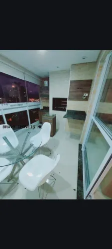 Apartamento 2 Quartos para Locação em Santos, Ponta da Praia, 2 dormitórios, 2 suítes, 3 b