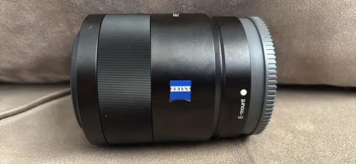 Lente Sony zeiss 55mm 