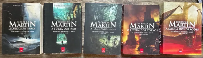 Saga Game of Thrones - livro 1 ao 5