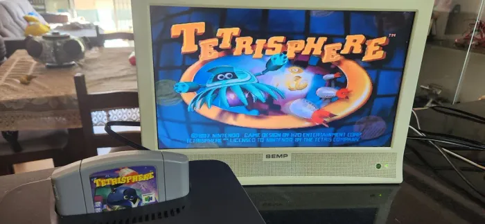 Tetris phere nintendo 64 original Tetrisphere