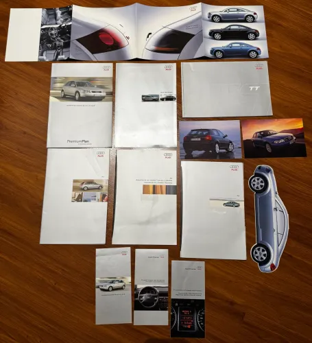 PROSPECTOS LIVRETOS AUDI RARIDADE 200,00 CADA!