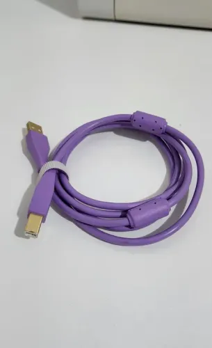 Chroma Cables - Cabo USB-A para USB-B Lilás 1,5m