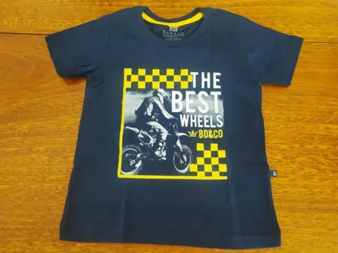 Camiseta Infantil Wheels