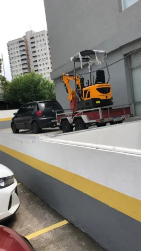 Reboque de carga trucado dois eixo carretinha