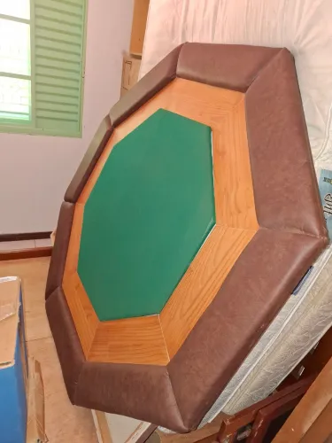 Mesa de poker baralho dominó