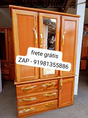 Guarda - roupa - solteiro madeira angelim NOVO!