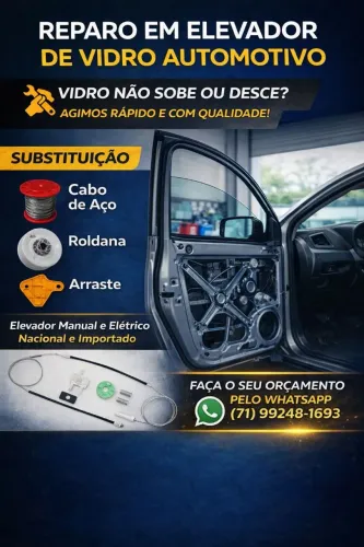 Reparo Elevador Vidro Automotivo