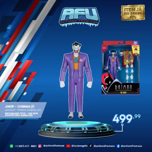 Mcfarlane Toys The New Adventures Animated - Joker (Coringa)