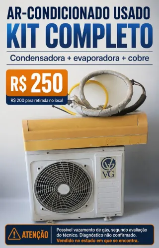 AR CONDICIONADO SPLIT c/defeito