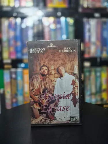 Vhs Agonia e Êxtase com Charton Heston e Rex Harrison Legendado