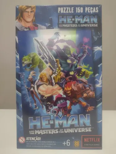 quebra-cabeça he-man netflix 150 peças grow (novo-lacrado)