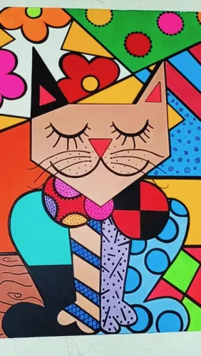 Tela pintada á mão