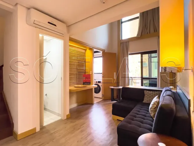Investir ou morar em Moema: duplex mobiliado próximo ao metrô Eucaliptos